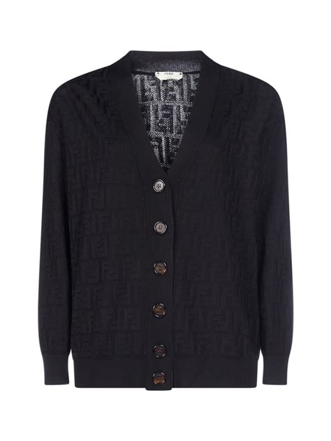 womens fendi cardigan|fendi cardigan black.